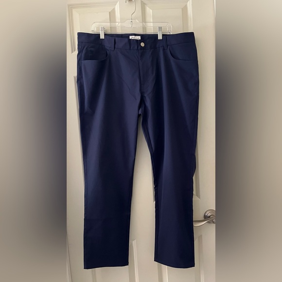 Men’s Peter Millar eb66 Performance Five-Pocket Pant in Navy Stretch Golf 40/30 - Picture 1 of 5